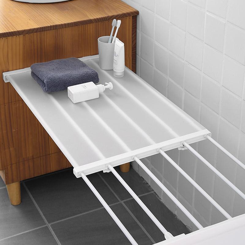 No Drill Adjustable Expandable Closet Shelf Rack for Cabinet and Wardrobe