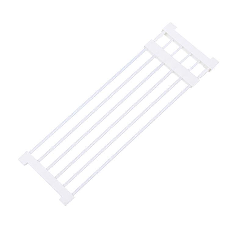 No Drill Adjustable Expandable Closet Shelf Rack for Cabinet and Wardrobe